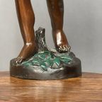 Bronzen Beeld Van Cupido. Massief Brons thumbnail 7