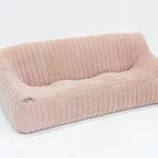 Vintage Cinna Sandra 3 Seater Sofa In Pink Fabric By Ligne Roset thumbnail 8