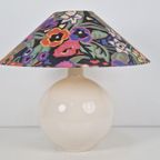 Vintage Keramiek Sphere Tafellamp Bol Wit ‘70 Mid Century thumbnail 11