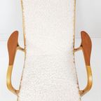 Vintage Swedese Lamino Yngve Ekström Fauteuil Teddy Pluche thumbnail 3