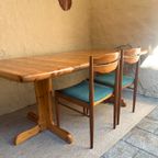 Rainer Daumiller Grenen Vintage Verlengbare Eettafel thumbnail 17
