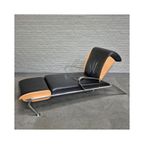 Zwart Lederen Lounge Stoel Futuro 3 Door Massimo Ghini Voor Moroso - Italië Jaren 80 thumbnail 21