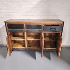 Industriële Reclaimed Houten Kast thumbnail 2