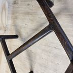 Antieke Staande Hoge Eiken Houten Lessenaar / Schrijfbureau (19e Eeuw) / Clerk Desk thumbnail 8