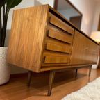 Vintage Xl Houten Dressoir / Buffetkast / Commode thumbnail 4
