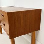 Scandinavisch Vintage Teak Fineren Ladekast Renal thumbnail 7