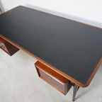 Teak Executive Desk By Formule Meubelen, 1960s thumbnail 5