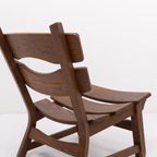 1970’S Vintage Dutch Design Stained Oak Chairs By Dittmann & Co For Awa thumbnail 10