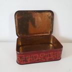 Vintage Koektrommel Blik Vintage Blikje Jaren 50 Fifties thumbnail 6