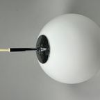 Vintage Glazen Bollamp / Hanglamp, Glashütte Limburg, Duitsland 1960's thumbnail 12