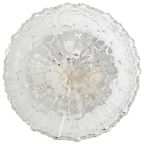 Mid-century Ronde Kubistische Plafondkap Helder Bubbelglas 1960’s thumbnail 5