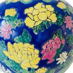 Mid-century Vintage Oosterse Gemberpot Polychroom Keramiek 1950’s thumbnail 4