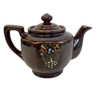 Vintage Handpainted Theepot Buckingham | Kerst thumbnail 2