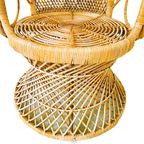 Vintage Rieten Pauwenstoel Peacock Chair Rotan 1970’S thumbnail 6