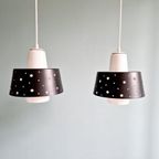 Duo Scandinavische Opaline Hangers, Jaar 60 thumbnail 10