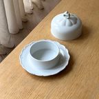 Vintage White Porcelain Butter Dish thumbnail 6