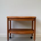 Vintage Deense Bijzettafel / Trolley Van Salling Stolefabrik thumbnail 3