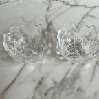 Kristallen Schalen, Twee Schaaltje Die Samen 1 Zijn. thumbnail 2