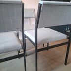 4 Vintage Pastoe Sm07 Eetkamerstoelen thumbnail 5