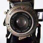 Kodak - London- 100Mm - Anaston F/6.3 Mount 370 Camera - W/ Brownie "Dakon" Met Statief - 1940'S thumbnail 8