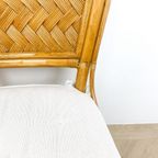 Vintage Rotan Rieten Kaptafel Make-up Tafel, Spiegel thumbnail 3