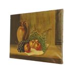 Stilleven Fruit Met Een Kruik Olieverf Op Doek Schilderij Gesigneerd thumbnail 13