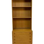 Vintage Kast Boekenkast Wandkast Jaren 60 Eiken Design thumbnail 3