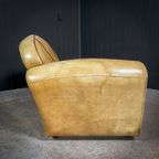 Xl Mega Vintage Leren Club-Fauteuil thumbnail 7