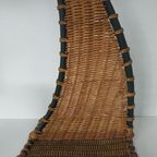 Zeldzame Vintage Rotan Rattan Dressgirl/kunstobject thumbnail 4