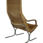 Vintage Rotan Fauteuil - Dirk Van Sliedregt Jaren 60 Design thumbnail 17