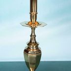 Vintage Messing Tafellamp Rood Brass thumbnail 6
