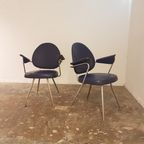 Mid Century W.H. Gispen For Kembo – “Model 302” Set Of 2 Chairs thumbnail 9