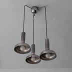 Mid-Century Vintage Hanglamp Luster In Chroom thumbnail 8