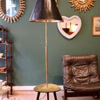 Mid-Century Vloerlamp Met Statiefplank thumbnail 6