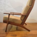 Fauteuil Ge290A Van Hans J. Wegner Voor Getama In Eiken thumbnail 4