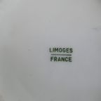 Vintage Limoges France Witte Vaas Porselein thumbnail 3