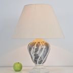 Vintage Jar Tafellamp Marmer Keramiek France 1980 Regency thumbnail 6