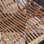 Vintage Fauteuil Van Bamboe En Rotan thumbnail 7