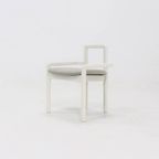 Side Chair In White Lacquered Wood 1980S thumbnail 3