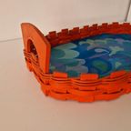 Retro Jaren 70 Dienblad Oranje Dienblad thumbnail 4