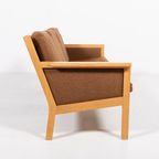 Mid-century Hans Wegner Sofa / Bank / 3 Zitsbank Model Ge55 By Getama thumbnail 5