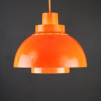 Iconische Oranje Plastic Space Age Lamp Van Nordisk Solar Compagny Ontworpen Door K. Kewo *** Jar thumbnail 10