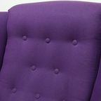 Classic Wing Chair In The Style Of Howard & Sons, 1960s thumbnail 11