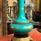 Lamp. Porselein, Verguld Brons. thumbnail 5