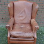 Leren Heren Zetel, Oor Fauteuil thumbnail 3