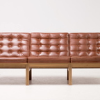 Ole Gjerlov Knudsen En Torben Lind For France & Son Vintage Three Seat Modular Sofa thumbnail 3