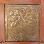 Staande Art Deco Wandkapstok Met Spiegels En Marmer Platen, Jaren 30 thumbnail 9