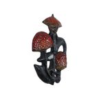 Perignem Paddenstoel Elisabeth Vandeweghe Keramische Wandsculptuur Jaren 60 thumbnail 10