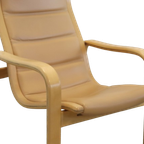 Vintage Yngve Ekstrom Voor Swedese Fauteuil Herenmodel thumbnail 9