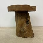 Solid Wood Tree Side Table , 1970S thumbnail 15